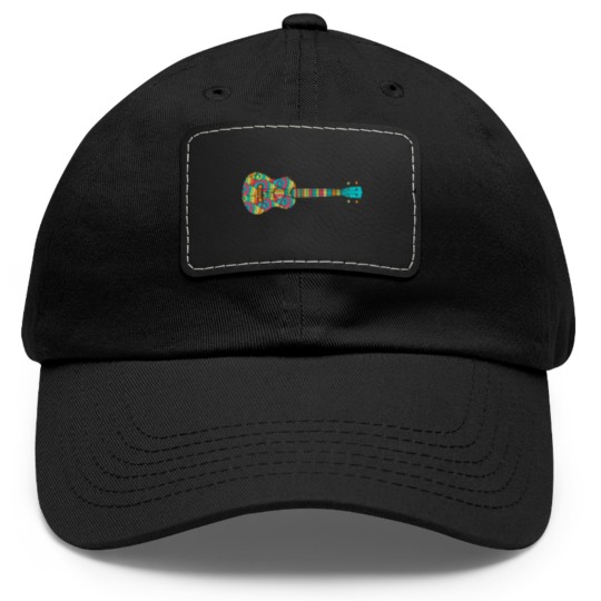 Discover Uke Ukulele Player Gift I Funny Ukulele Dad Hat With Leather Patch