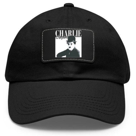 Discover Charlie Chaplin Dad Hat With Leather Patch, The Tramp Fan Dad Hat With Leather Patch, Charles Spencer Chaplin Vintage 90s Dad Hat With Leather Patch