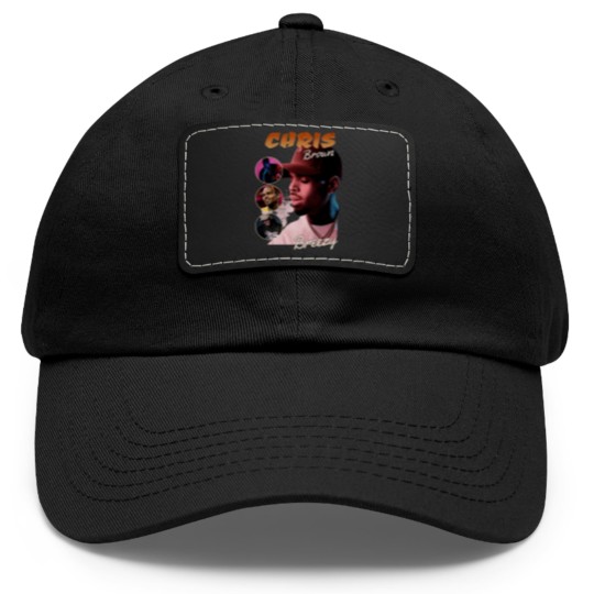 Discover Chris Brown Under The Influence Tour Cotton Dad Hat With Leather Patch