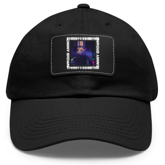 Discover Atrocity Exhibition Danny Brown Album Cover Dad Hat With Leather Patch | Danny Brown Hip Hop Dad Hat With Leather Patch