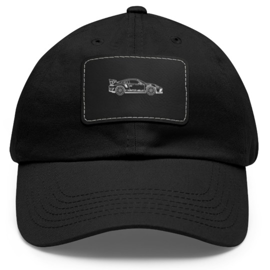 Discover Porsch e 911 Dad Hat With Leather Patch