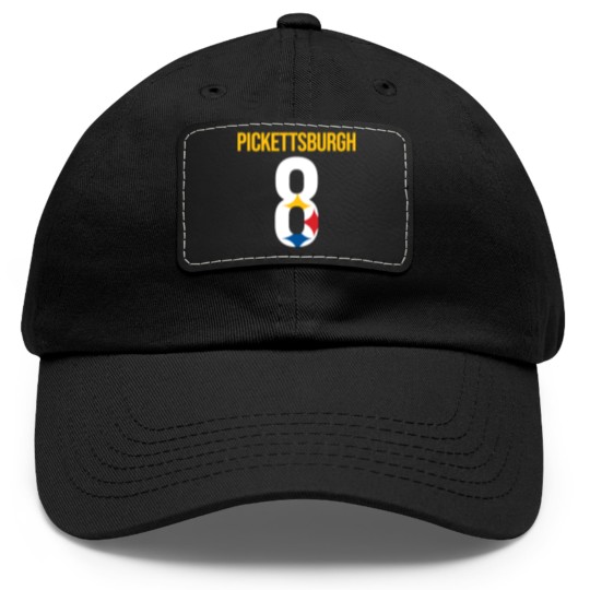 Discover Kenny Pickett  Pickettsburgh Football Dad Hat With Leather Patch