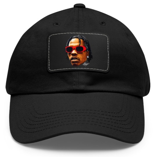 Discover LIL BABY Dad Hat With Leather Patch, Lil Baby Rap Dad Hat With Leather Patch Concert Merch