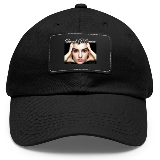 Discover Rest In Peace Sinead O'Connor Dad Hat With Leather Patch, RIP Sinead O'Connor Dad Hat With Leather Patch, Sinead O'Connor Dad Hat With Leather Patch