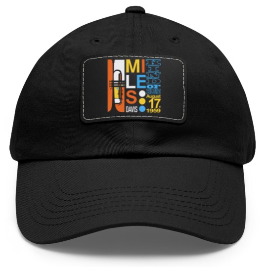 Discover Miles Davis Kind Of Blue Dad Hat With Leather Patch - John Coltrane - Blue Note Records