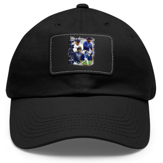 Discover Wander Franco Dad Hat With Leather Patch, Baseball Dad Hat With Leather Patch, Classic 90s Graphic Dad Hat With Leather Patch
