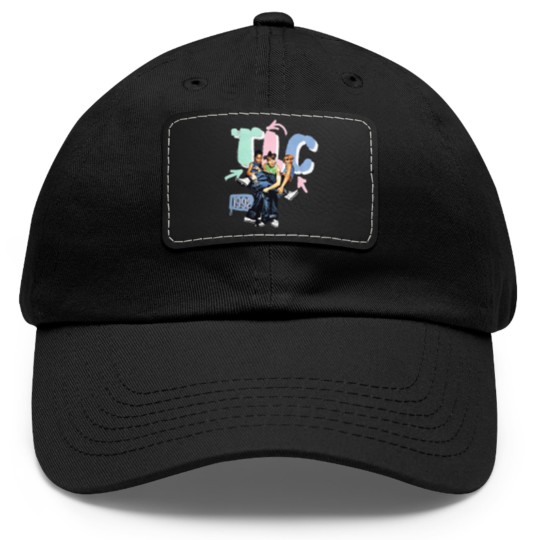 Discover TLC Dad Hat With Leather Patch, XL, 1992 Vintage