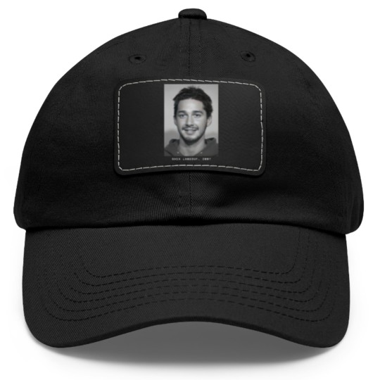 Discover Shia LaBeouf, 2007 Mugshot Dad Hat With Leather Patch