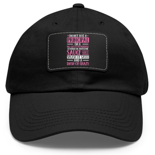 Discover Im Not Just A Principal Cute Humorous Appreciation Dad Hat With Leather Patch