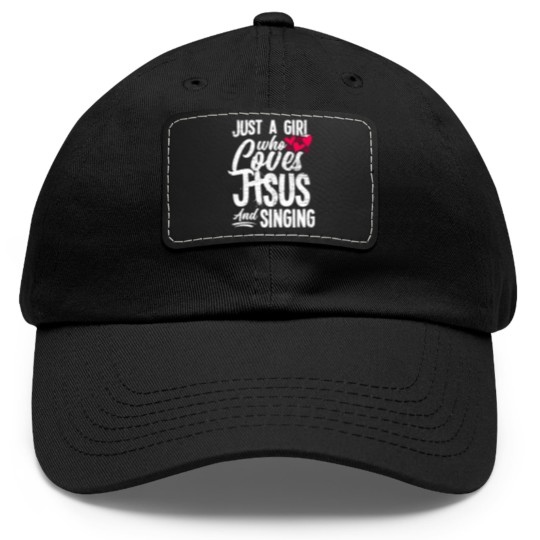 Discover Jesus Funny Singing Dad Hat With Leather Patch