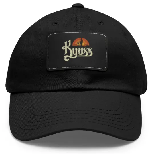 Discover Kyuss Sunset 1987 | Essential Dad Hat With Leather Patch