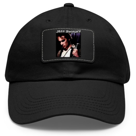 Discover Jeff Buckley Grace Music Dad Hat With Leather Patch, Retro Style Jeff Buckley Dad Hat With Leather Patch