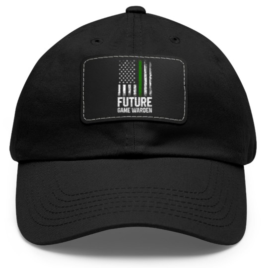 Discover Future Game Warden, game warden Dad Hat With Leather Patch
