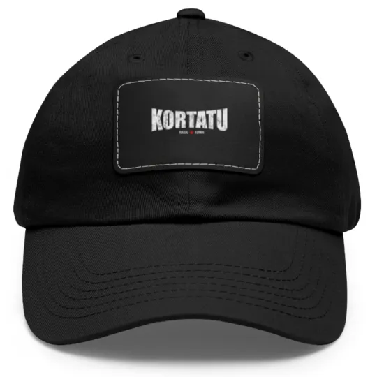 Discover Kortatu Dad Hat With Leather Patch