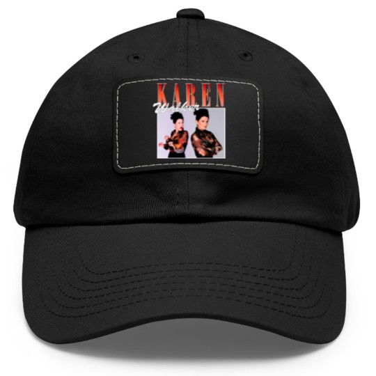 Discover Karen Walker Short Sleeve Famous Dad Hat With Leather Patch Men and Women Dad Hat With Leather Patch