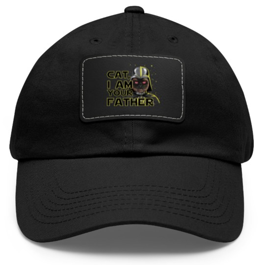 Discover Darth Cat Dad Hat With Leather Patch