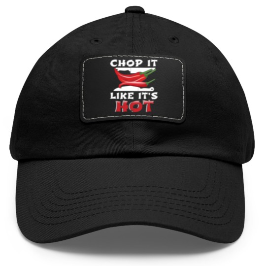 Discover Culinary Chef Cooking Kitchen Gift Dad Hat With Leather Patch