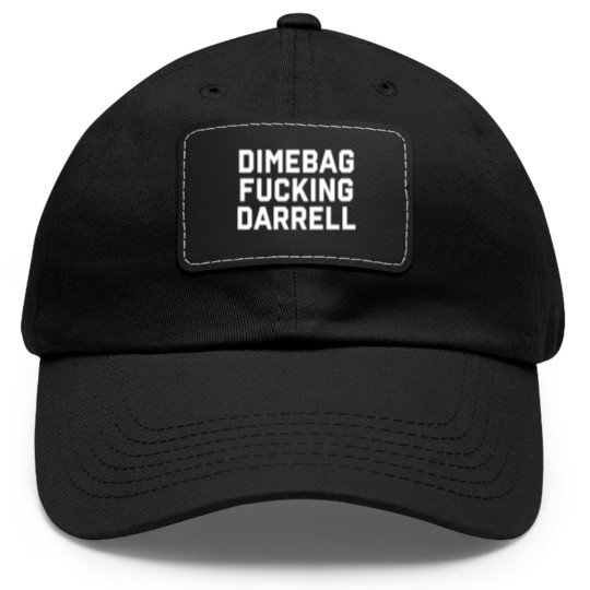 Discover Dimebag ing Darrell Dad Hat With Leather Patch