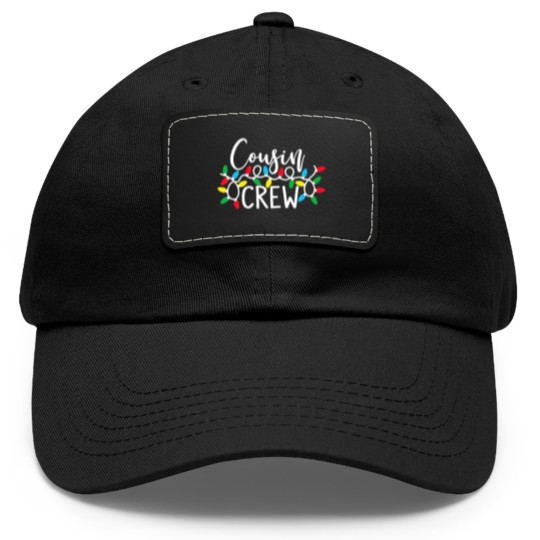 Discover Cousin Crew Dad Hat With Leather Patch, Cousin Crew Party Dad Hat With Leather Patch, Matching Cousin Dad Hat With Leather Patch