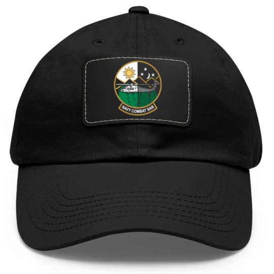 Discover Navy Combat SAR - Navy Combat Search And Rescue - Dad Hat With Leather Patch