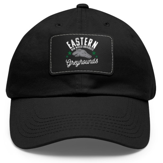 Discover eastern new mexico university enmu greyhounds logo pullover Dad Hat With Leather Patch