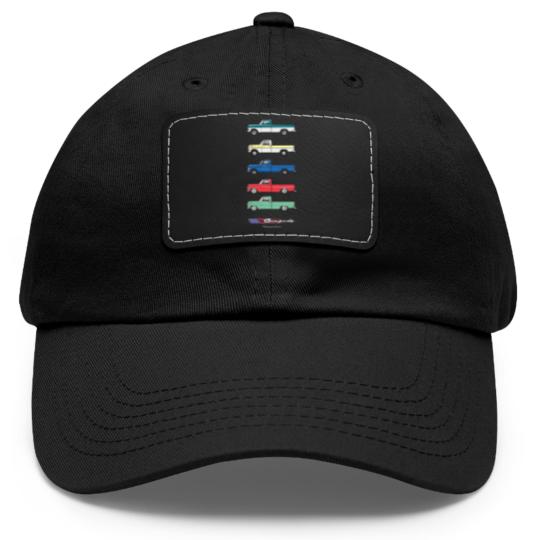 Discover 5 line Bumpside - 1968 F100 - Dad Hat With Leather Patch