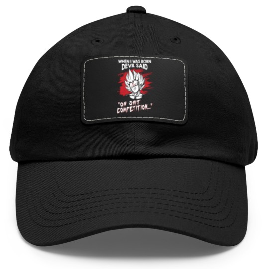 Discover Super Saiyan Majin vegeta)Super Saiyan Majin vegeta Dad Hat With Leather Patch