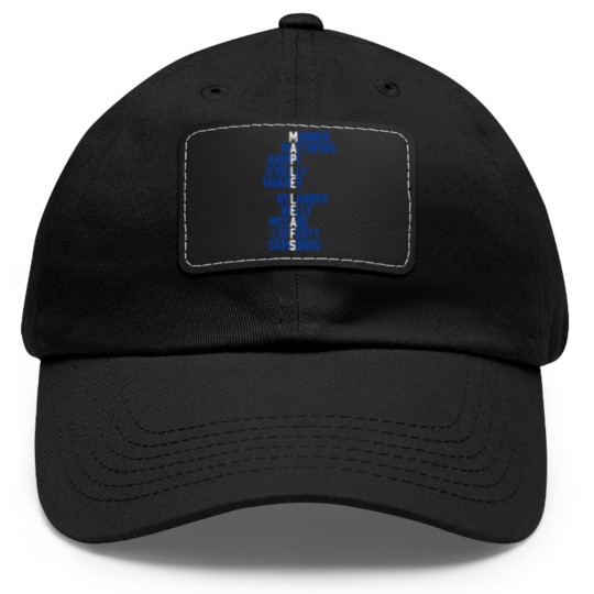 Discover Maple Leafs Wordle 2023 Maple Leafs Wordle 2023 Dad Hat With Leather Patch