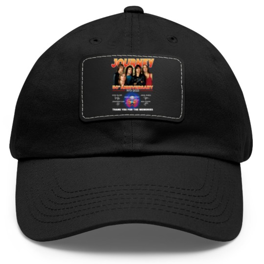 Discover Journey Freedom Tour 2023 50th Anniversary Signature Dad Hat With Leather Patch
