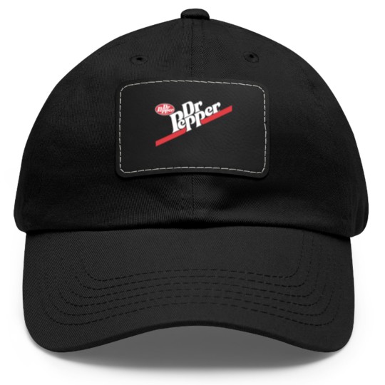 Discover 2000s Dr Pepper Dad Hat With Leather Patch