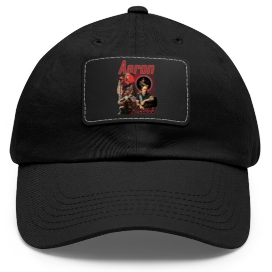 Discover Vintage Aaron Lewis 90s Dad Hat With Leather Patch, Aaron Lewis Bootleg Dad Hat With Leather Patch