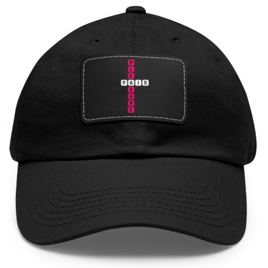 Discover BDSM Sub Dom Pleasure Pain Devot Dominant Fetish Dad Hat With Leather Patch