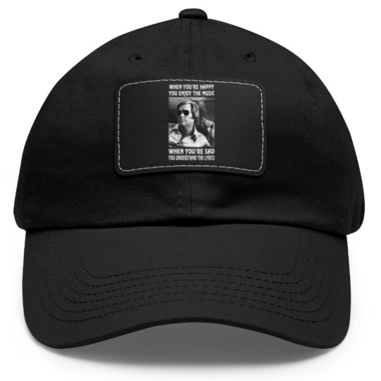 Discover George Jones Retro George Dad Hat With Leather Patch