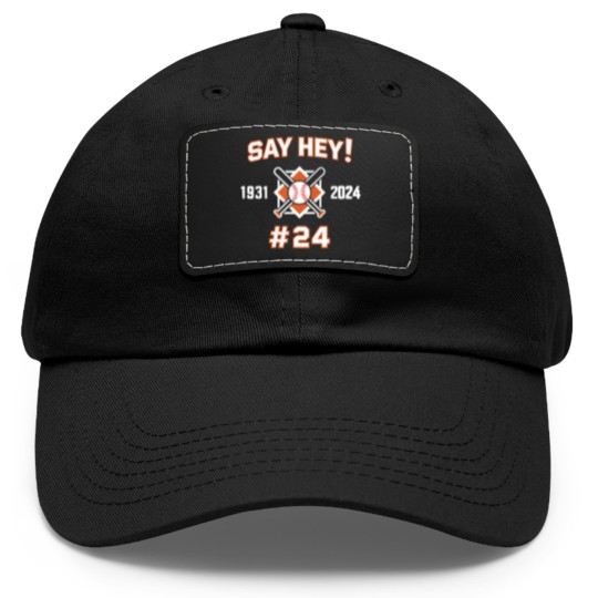 Discover Willie-Mays - Willie Mays - Dad Hat With Leather Patch