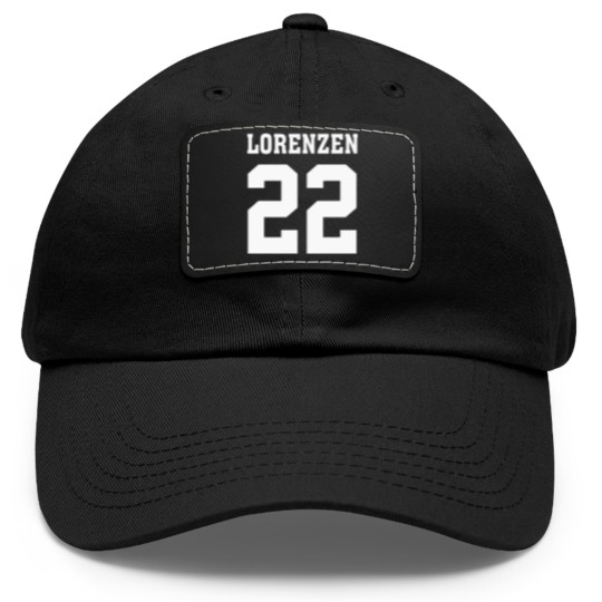 Discover Lorenzen 22 Hefty-Lefty Legend Football College Jared 2 Sides Dad Hat With Leather Patch