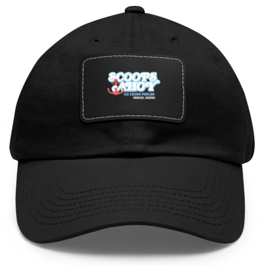 Discover Scoops ahoy ice cream Dad Hat With Leather Patch