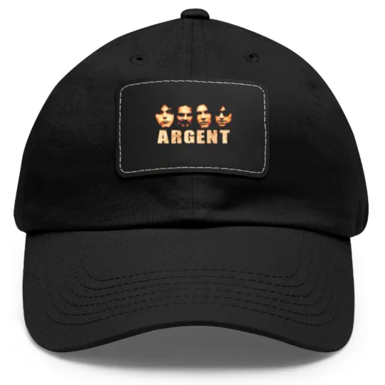 Discover Argent Dad Hat With Leather Patch