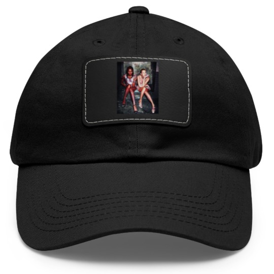 Discover NAOMI CAMPBELL AND KATE MOSS Dad Hat With Leather Patch