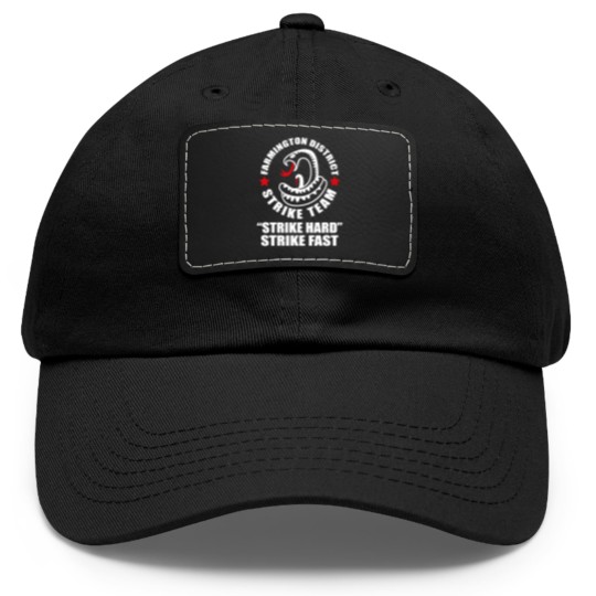 Discover Strike - farmington district strike team Dad Hat With Leather Patch