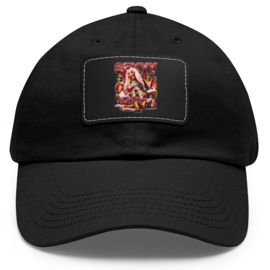 Discover Sexyy Red Singer Dad Hat With Leather Patch, Sexyy Red Bootleg Dad Hat With Leather Patch, Retro Sexyy Red Dad Hat With Leather Patch For Fan