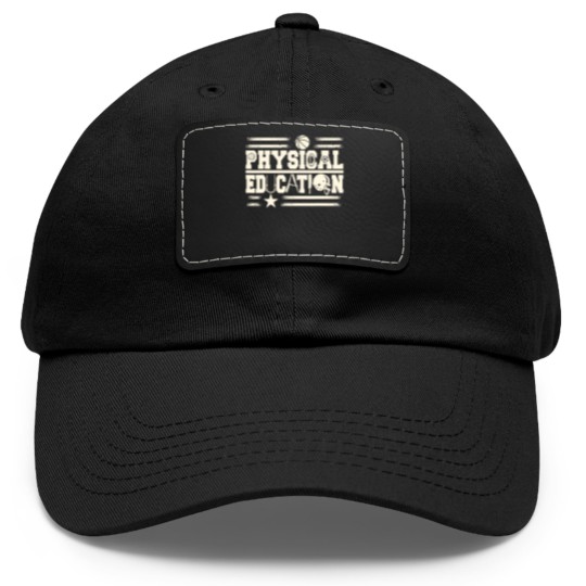 Discover Physical Education Teacher Dad Hat With Leather Patch