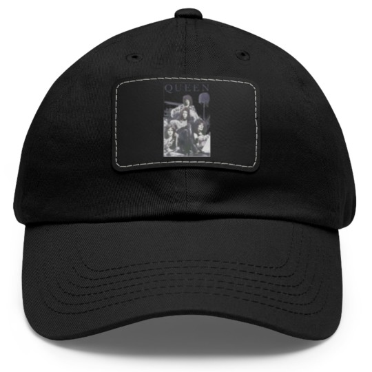 Discover Queen Freddie Mercury Brian May Band Vintage Dad Hat With Leather Patch