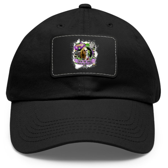 Discover Beetlejuice Ghost with the Most Dad Hat With Leather Patch