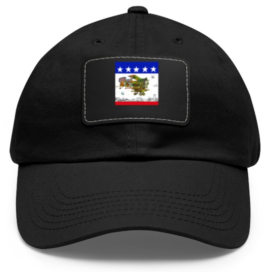 Discover Jefferson Airplane - After Bathing At Baxter Dad Hat With Leather Patch