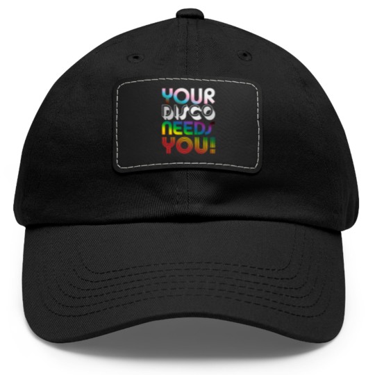Discover Your Disco Needs You - Kylie Minogue - Light Years - Progress Pride Colours LGBTQIA+ | Active Dad Hat With Leather Patch