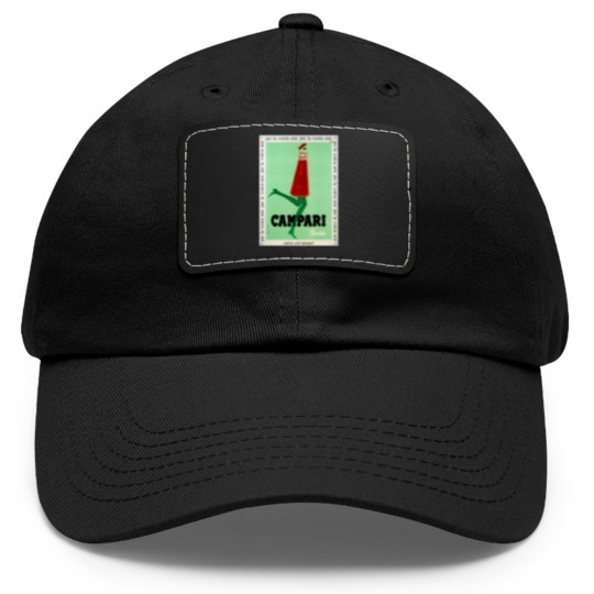Discover Campari Soda Dad Hat With Leather Patch