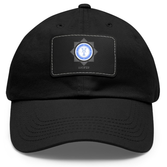 Discover Lucifer sigil seal Morning Star - Lucifer - Dad Hat With Leather Patch