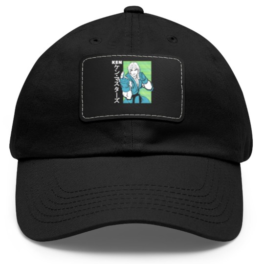 Discover Street Fighter Ken Dad Hat With Leather Patch