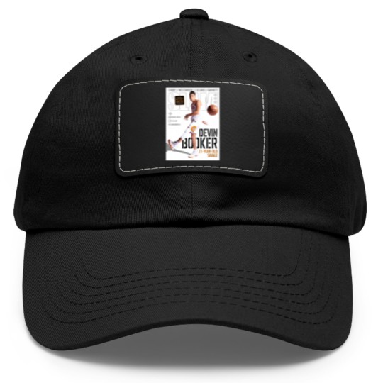 Discover Devin Booker SLAM Poster Dad Hat With Leather Patch, Devin Booker Magazine Dad Hat With Leather Patch