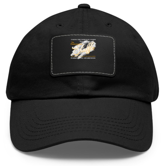 Discover The Parkinsons Shuffle - Parkinsons Awareness Dad Hat With Leather Patch